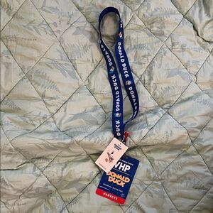 Harveys Blue Donald Duck Lanyard with Badge Holder VIP
